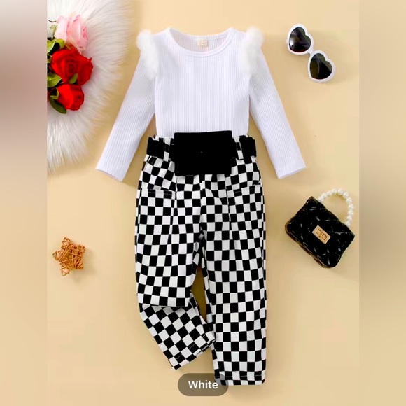 Toddler Girl Long Sleeve Leggings Set - Picture 1 of 1